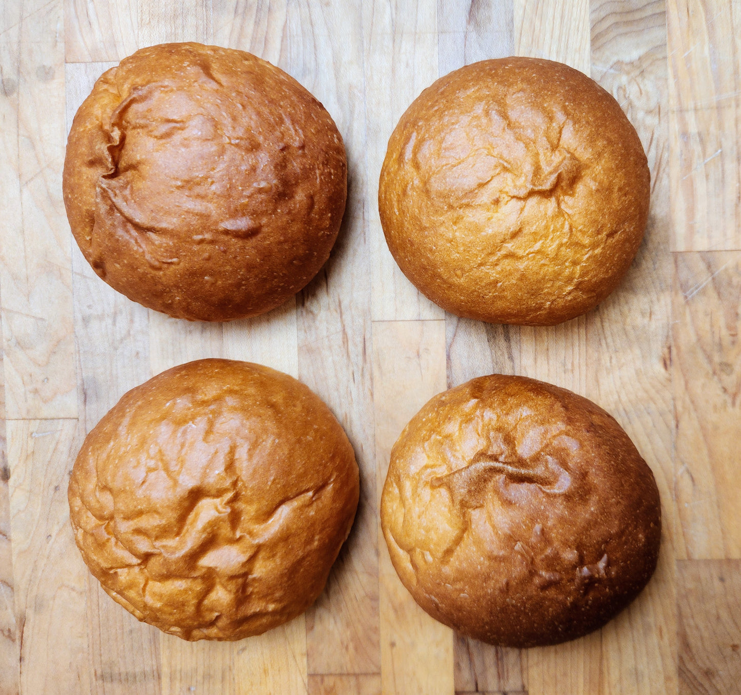 Milk Bread Hamburger Bun (4-pack)