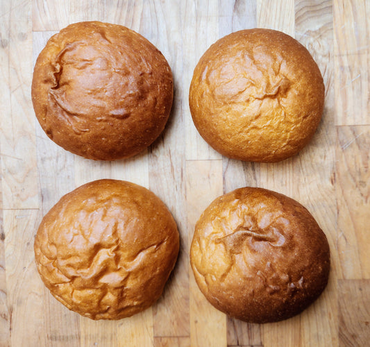 Milk Bread Hamburger Bun (4-pack)