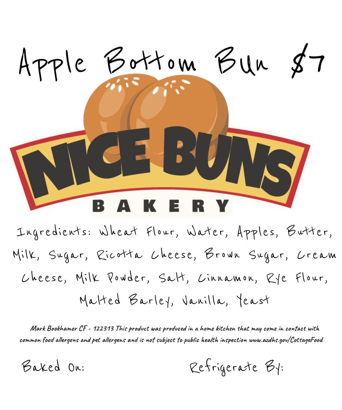 Apple Bottom Bun